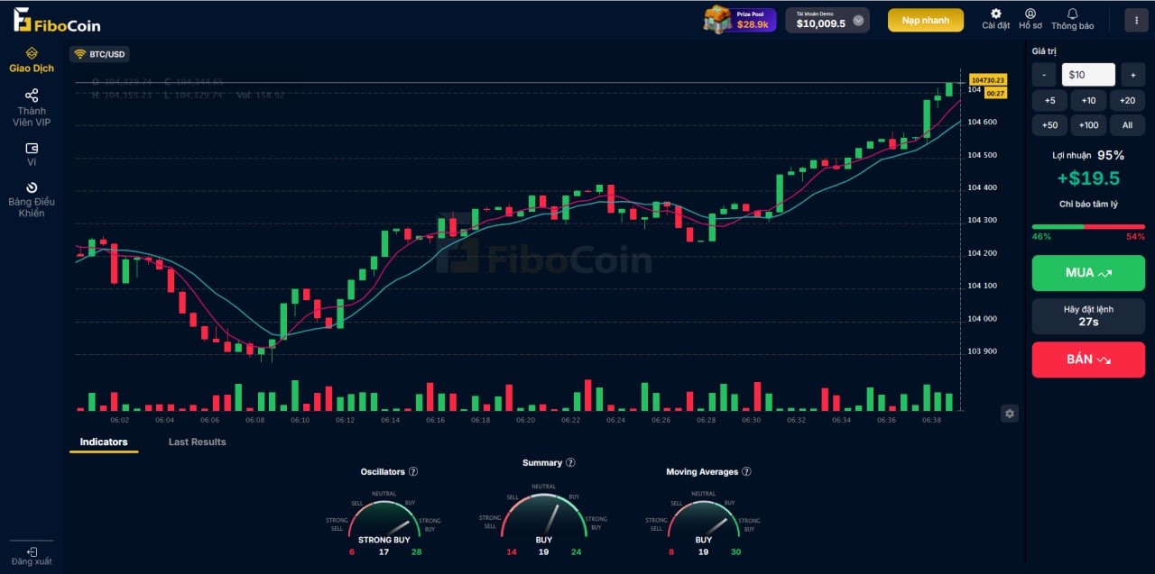 Share mã nguồn sàn BO bản đẹp