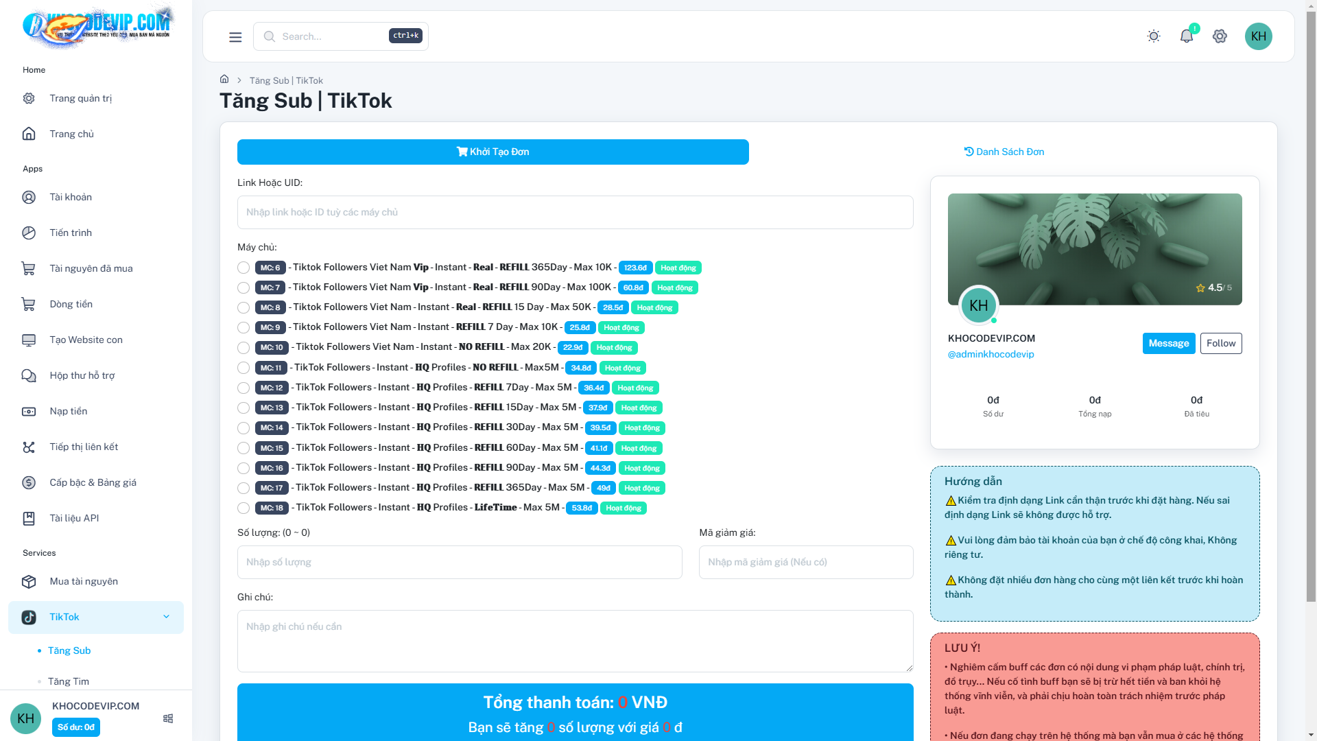 Code sub api v2, thêm server hàng loạt,auto update giá tránh lỗ